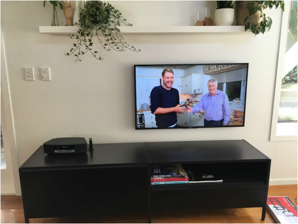 this one is an internal cabled tv wall installation in westmere